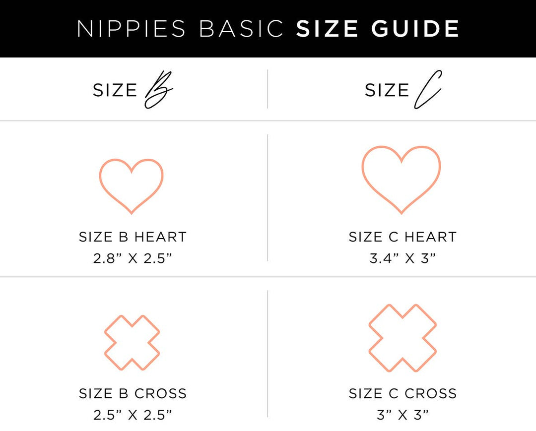 Cross Nipple Covers - Creme