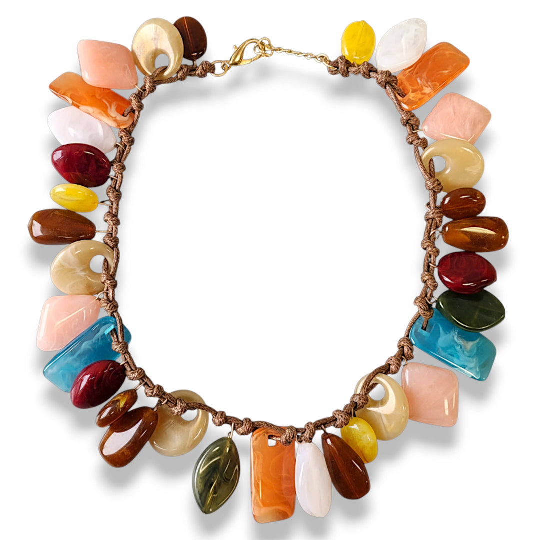 SIENNA BEADED COLLAR NECKLACE