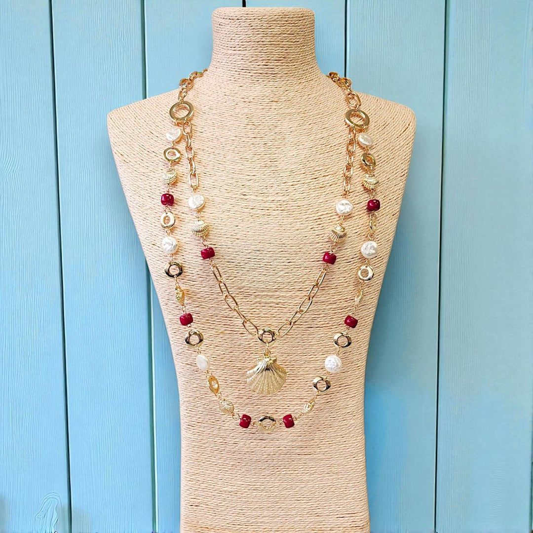 NINA SHELL NECKLACE