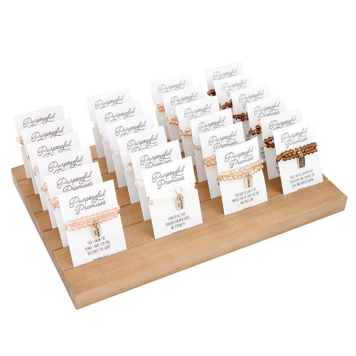 GLASS BEAD TAGGED BRACELET