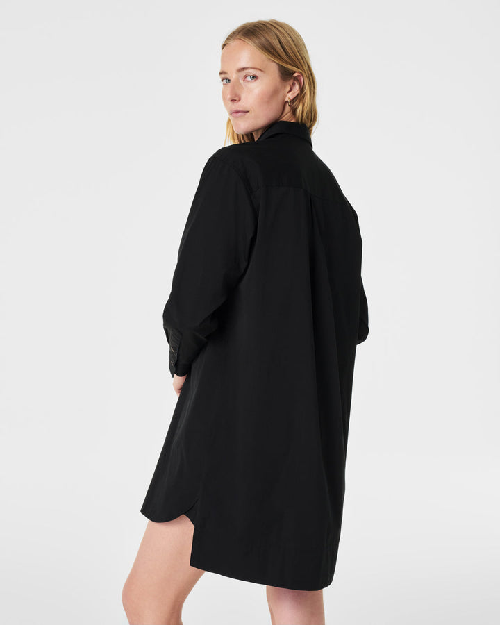 POPLIN SHIRT DRESS