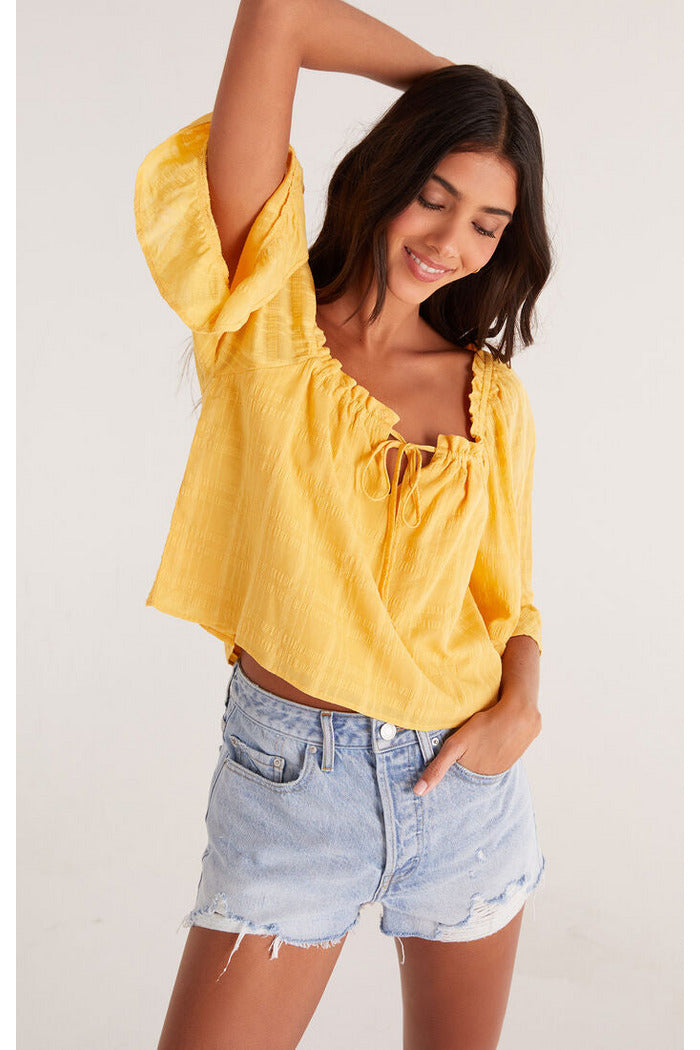 GABRIELLA FLIRTY TOP
