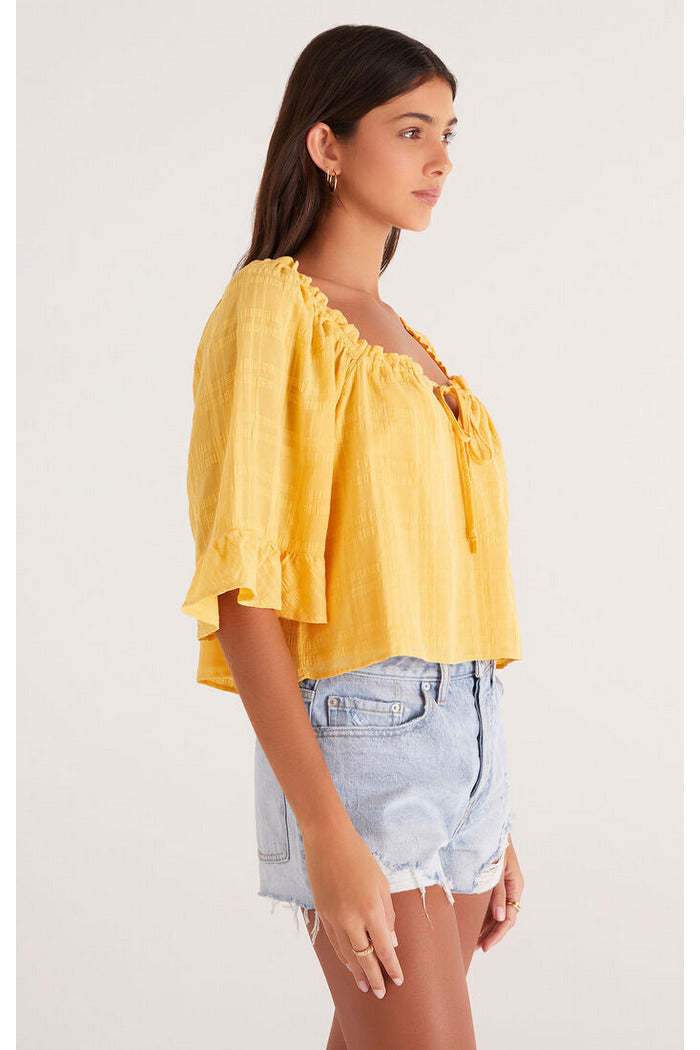 GABRIELLA FLIRTY TOP