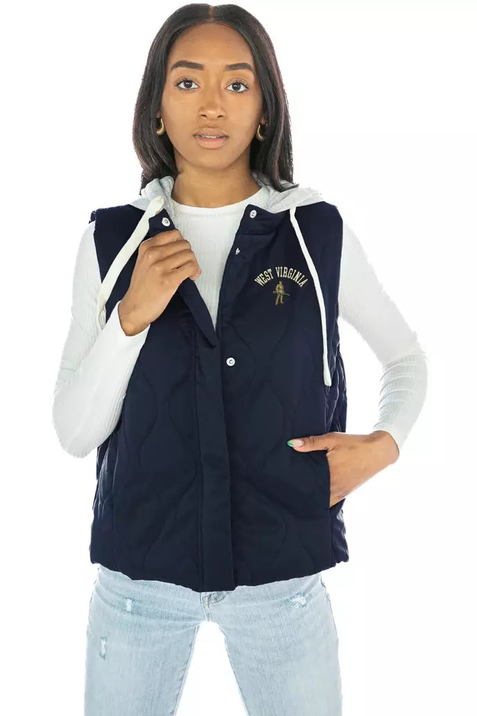 MOUNTAINEERS HOODED PUFFER VEST