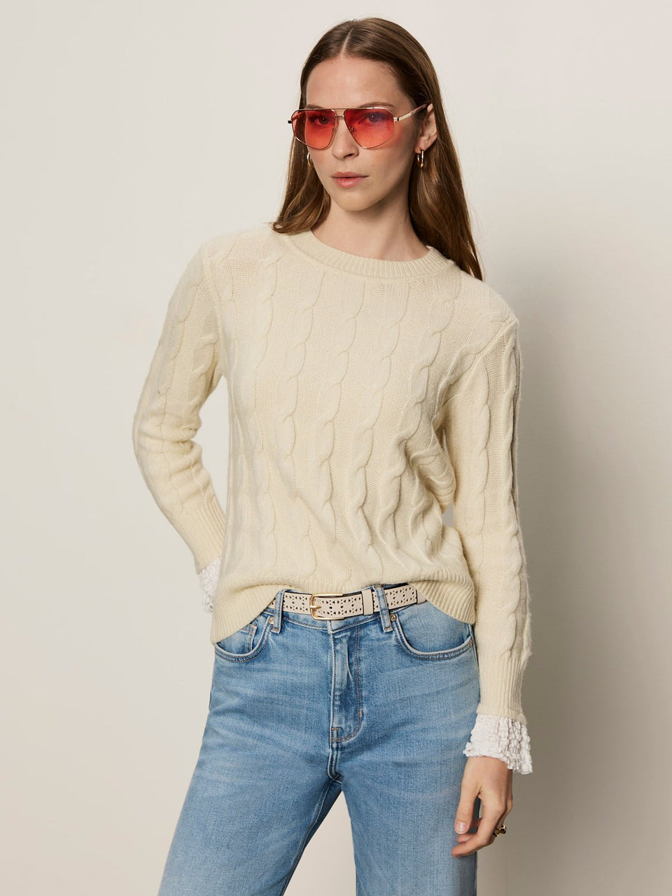 ONE IN A MILLION CABLE CREWNECK