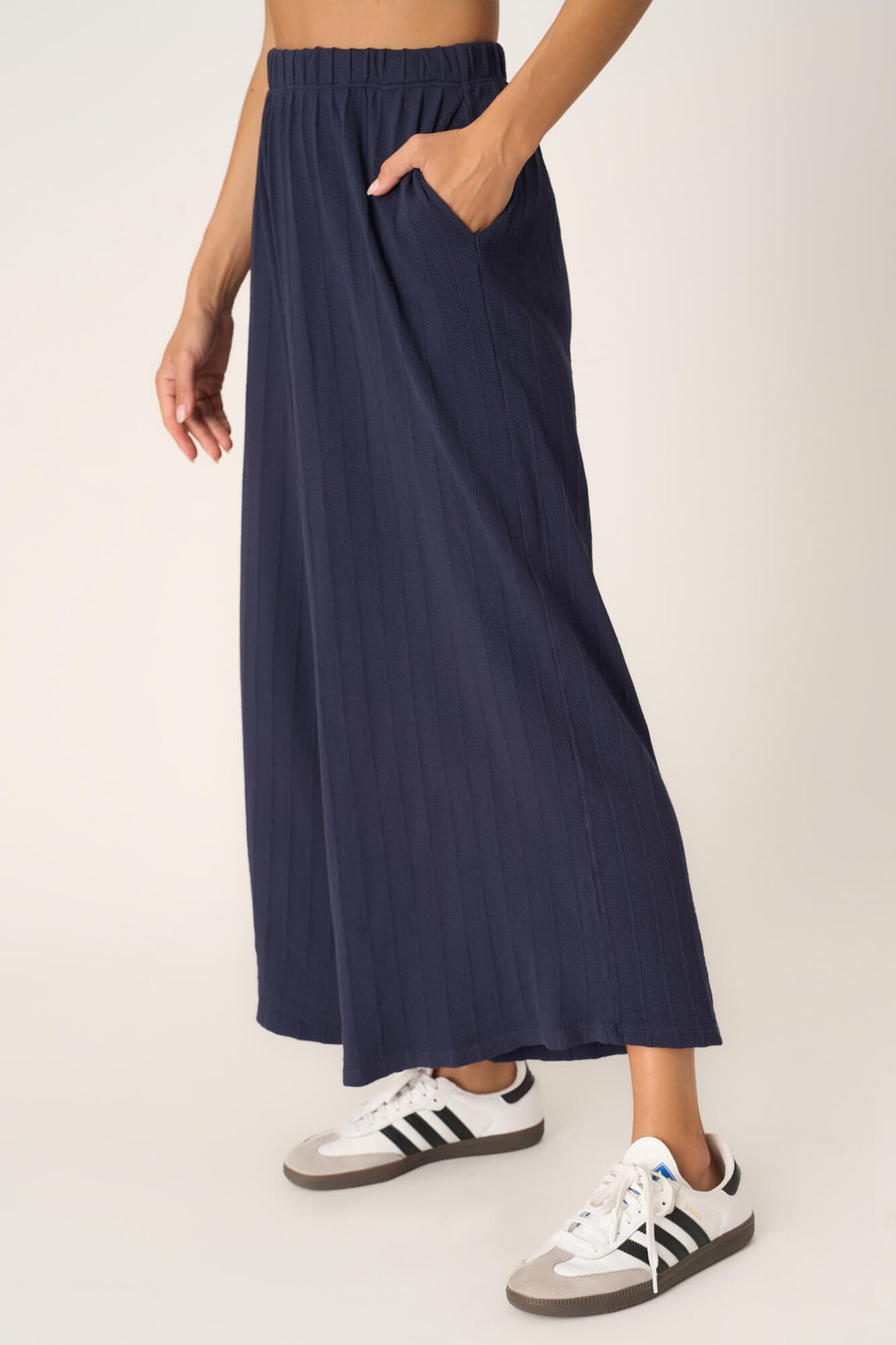 COME TOGETHER TEXTURED WIDE LEG PANT