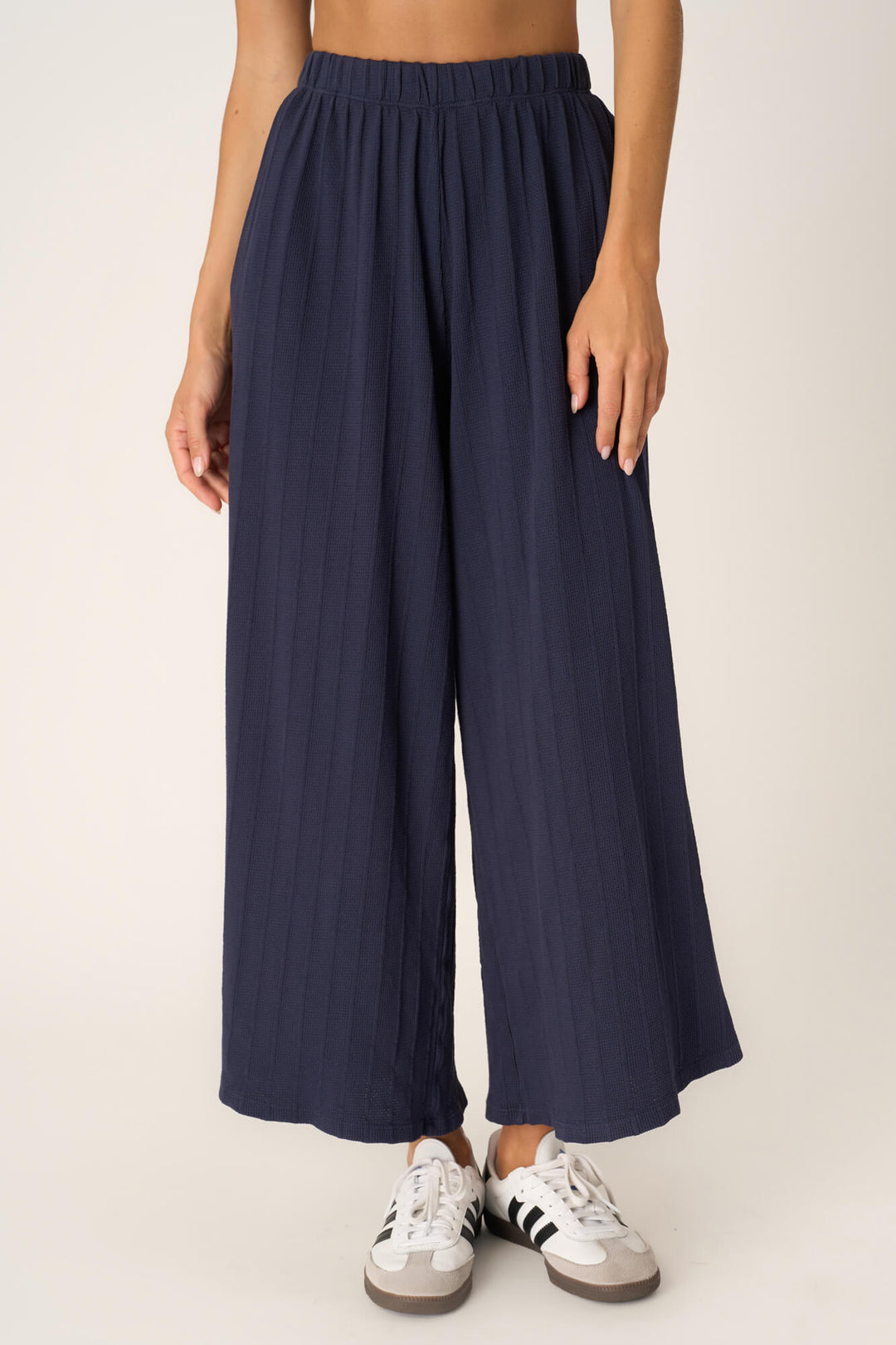 COME TOGETHER TEXTURED WIDE LEG PANT