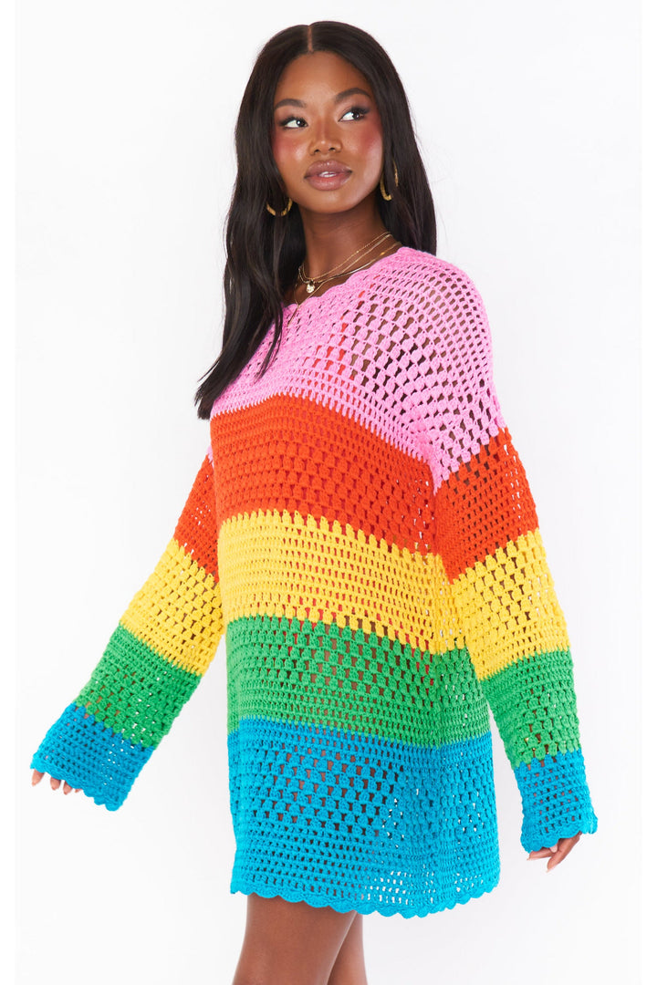 PAULA PULLOVER // BRIGHT STRIPE