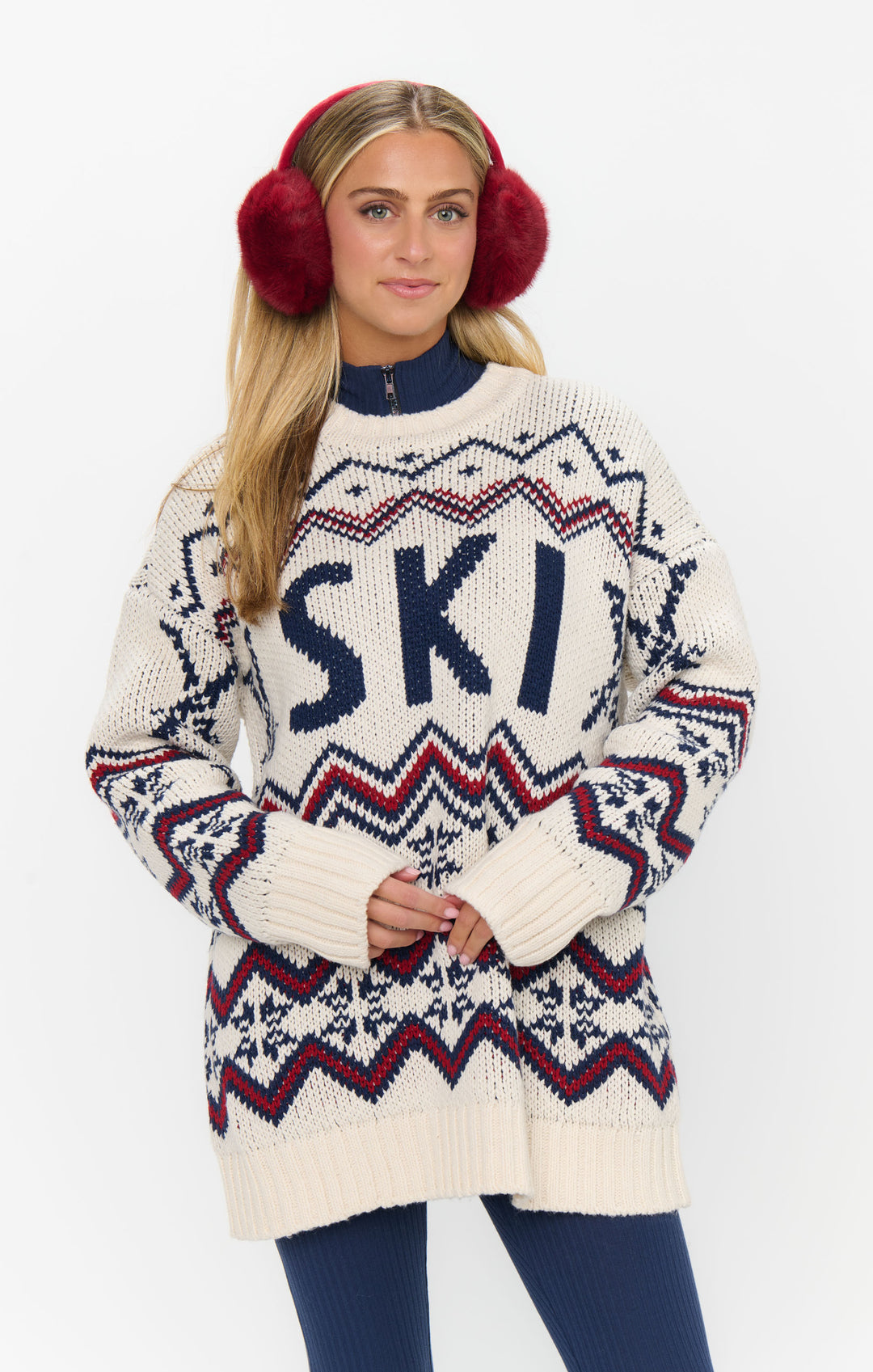 SKI IN SWEATER