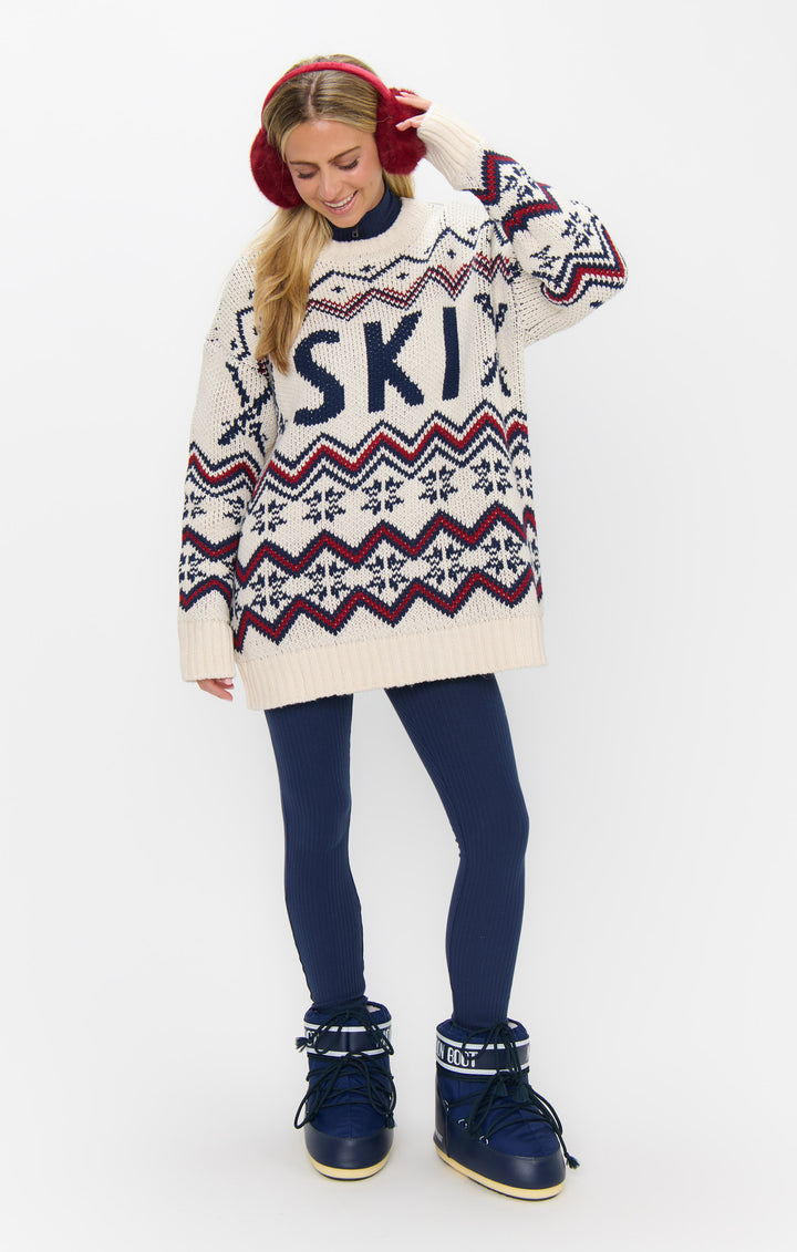 SKI IN SWEATER