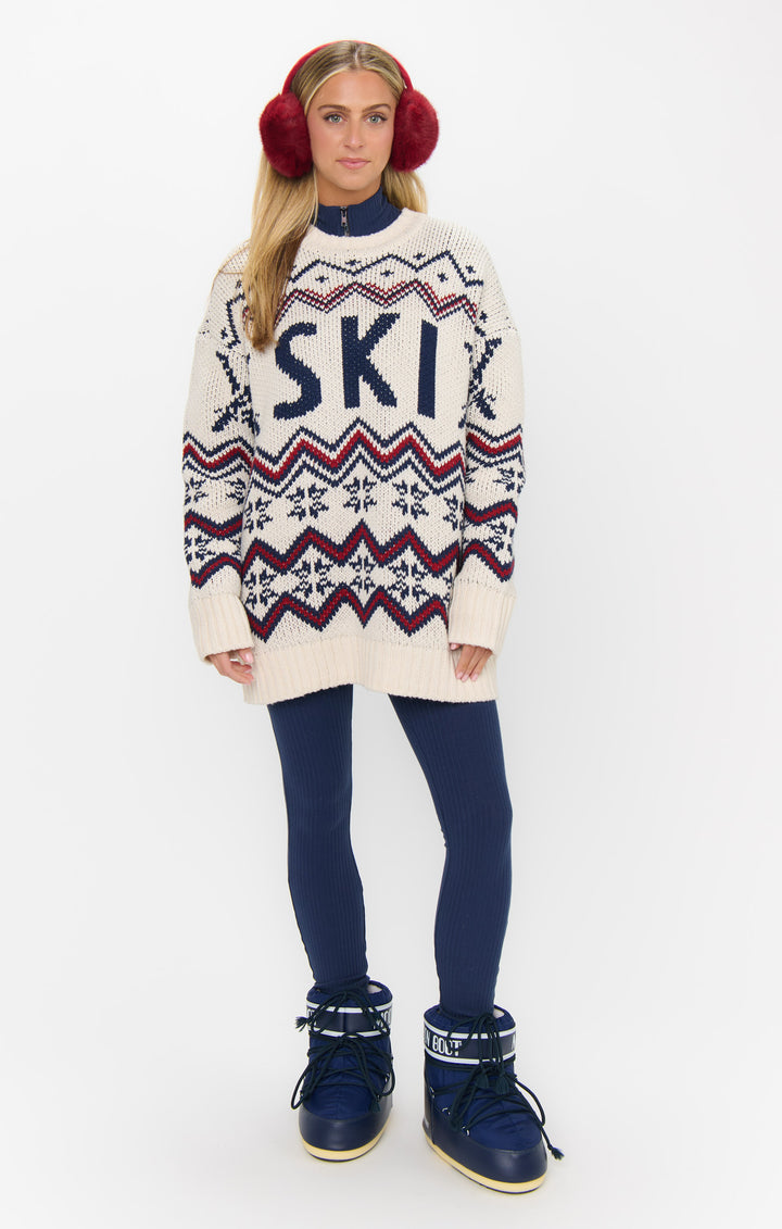 SKI IN SWEATER