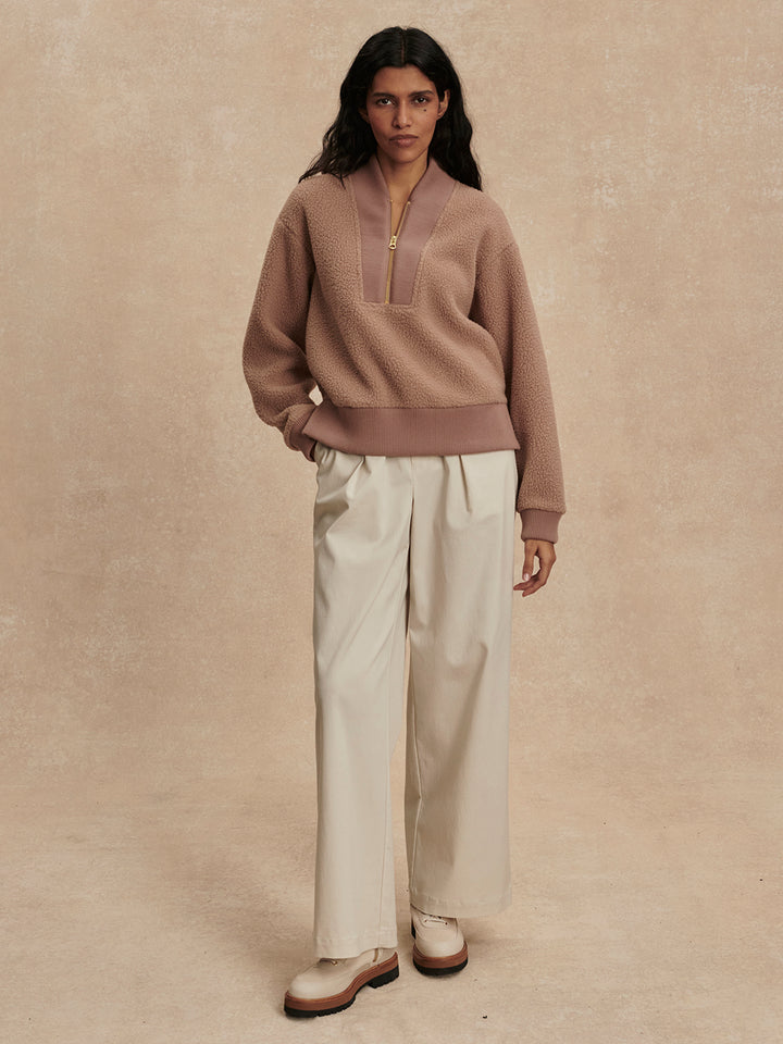 MUMFORD HALF ZIP FLEECE
