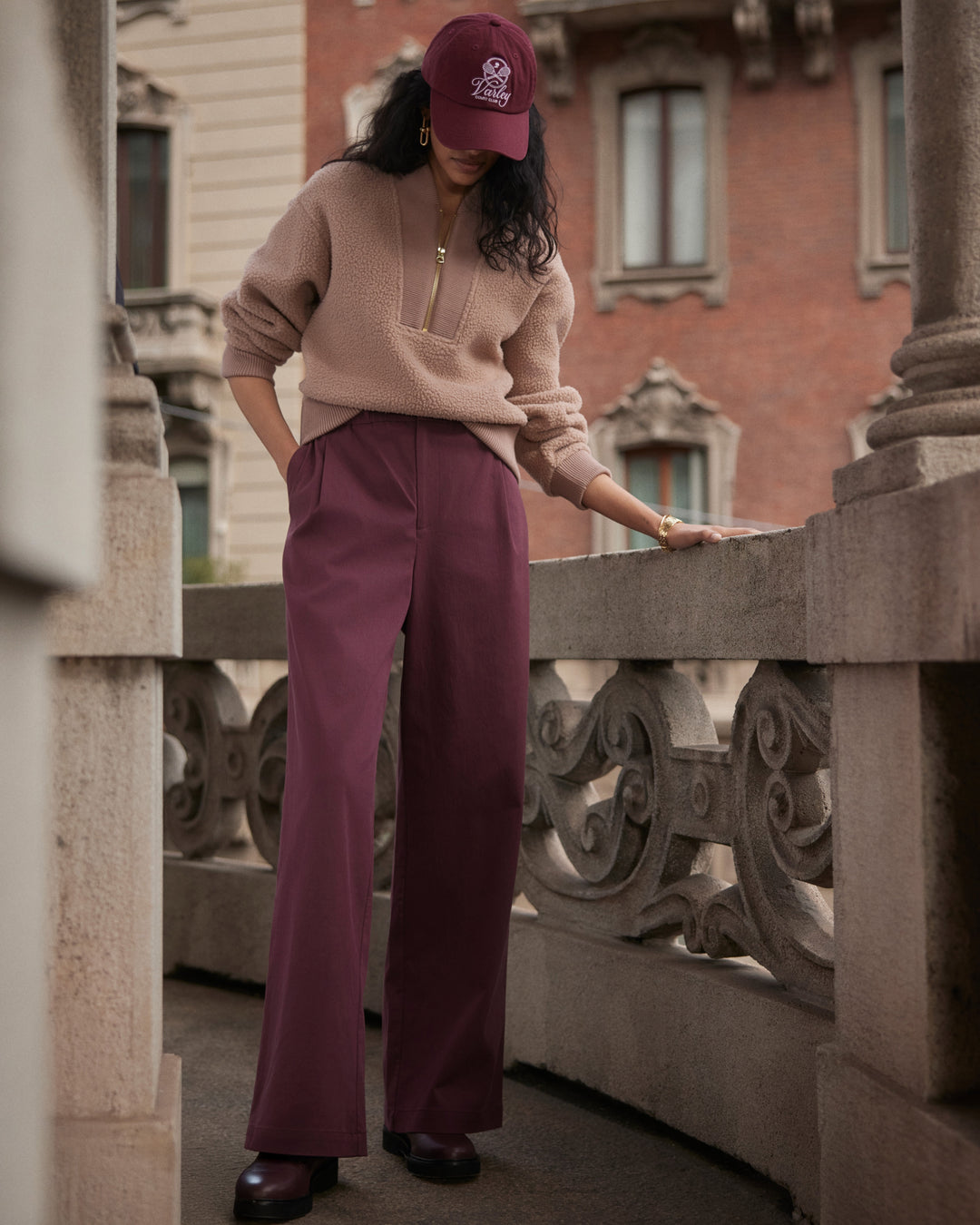 MUMFORD HALF ZIP FLEECE