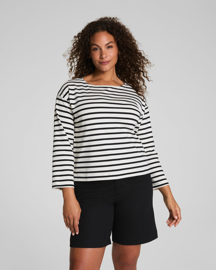 COTTON BOATNECK TOP