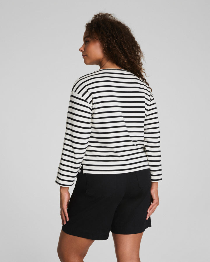 COTTON BOATNECK TOP