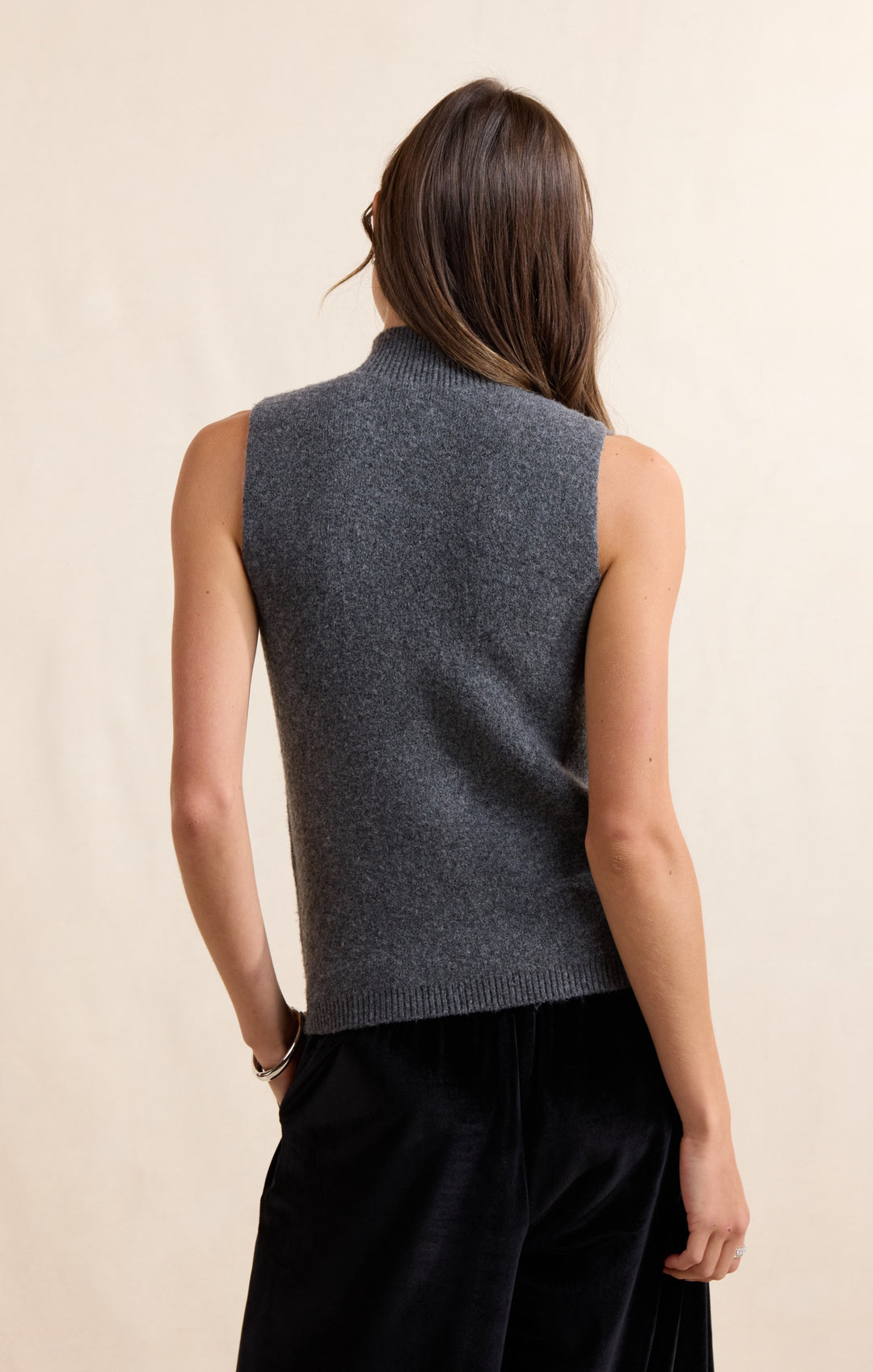 SHELBY EMBELLISHED SWEATER VEST