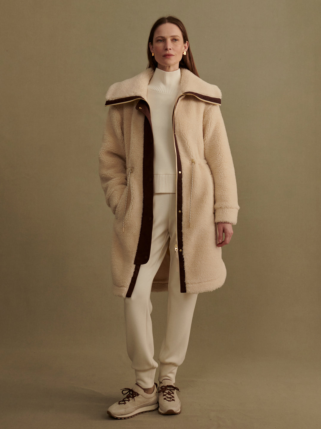 JEREMY LONG SHERPA COAT