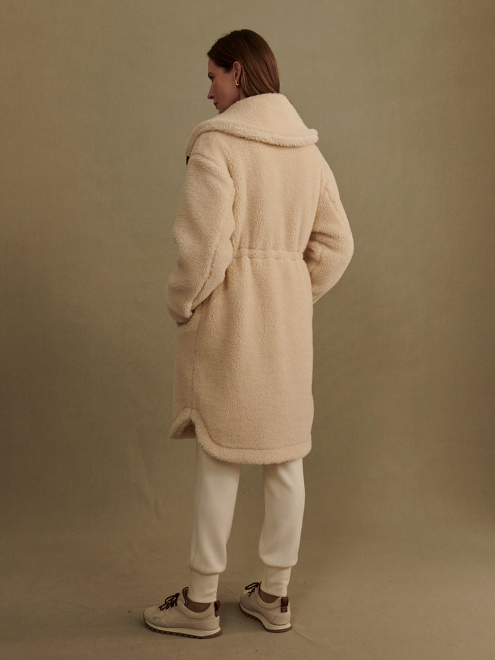 JEREMY LONG SHERPA COAT