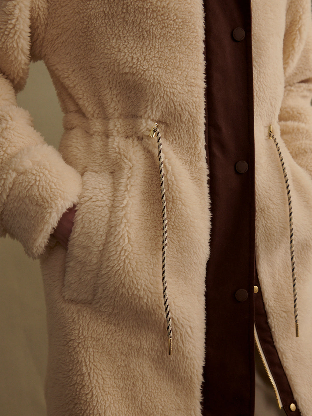 JEREMY LONG SHERPA COAT
