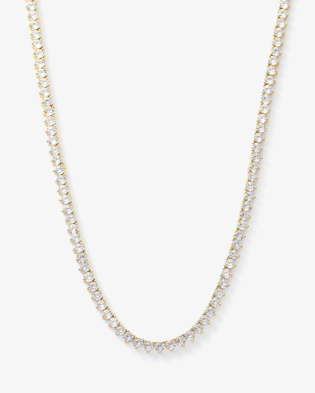 NOT YOUR BASIC TENNIS NECKLACE 3mm