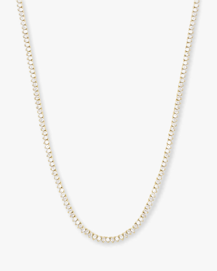 BABY NOT YOUR BASIC TENNIS NECKLACE 2mm