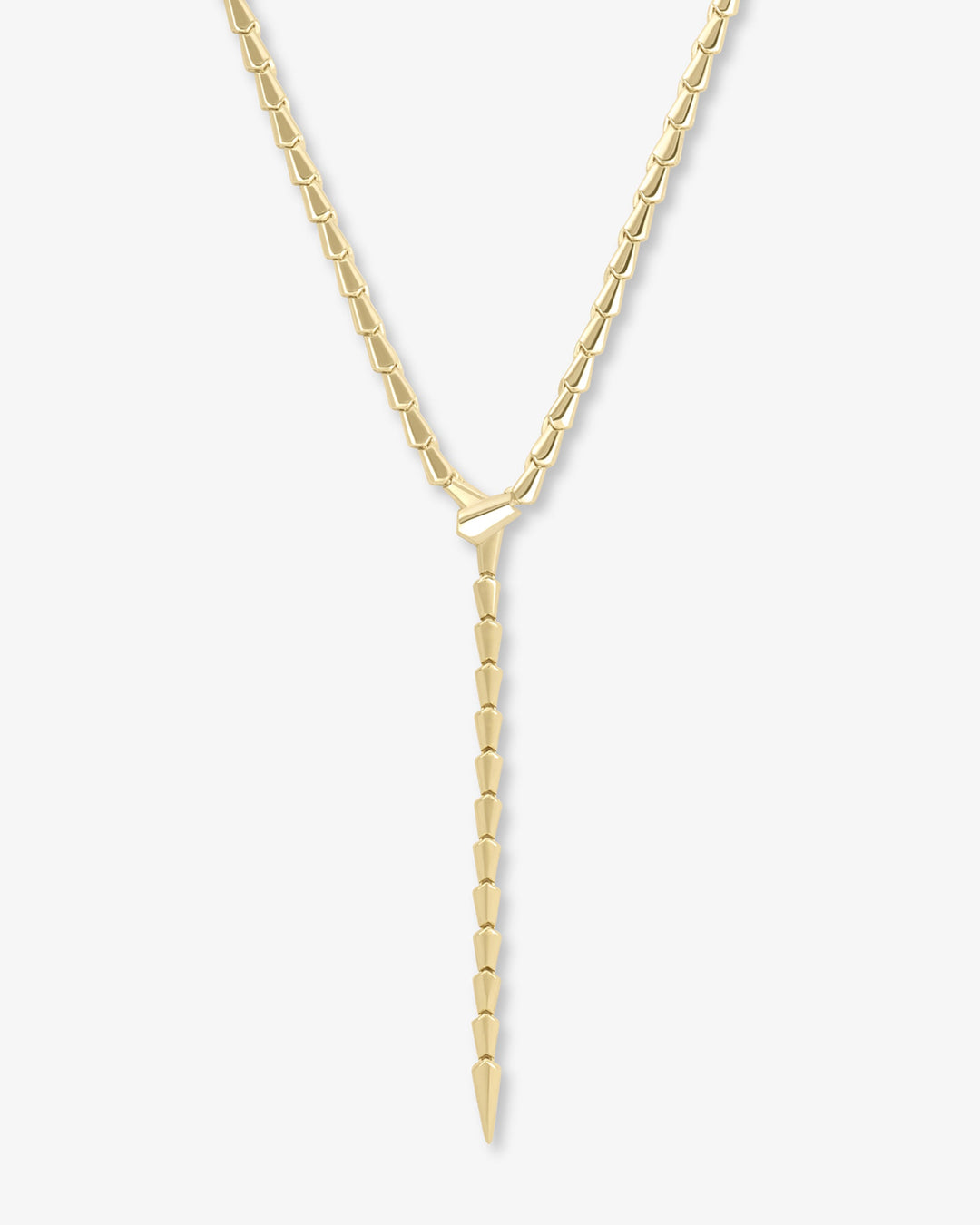 SERPENT LARIAT NECKLACE