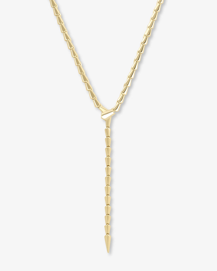 SERPENT LARIAT NECKLACE