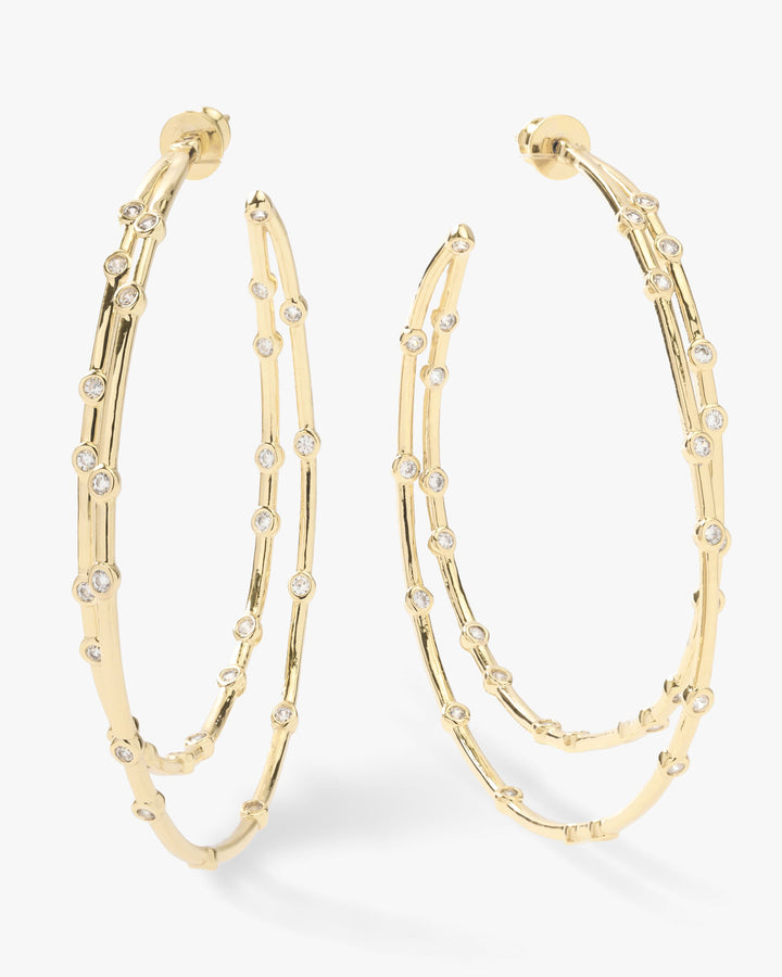 BIG ASS DOUBLED HOOPS 2.5"