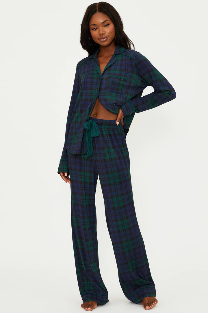 WINTERGREEN PLAID PJ SET