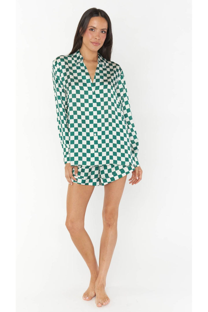 EARLY RISER PJ SET | GREEN