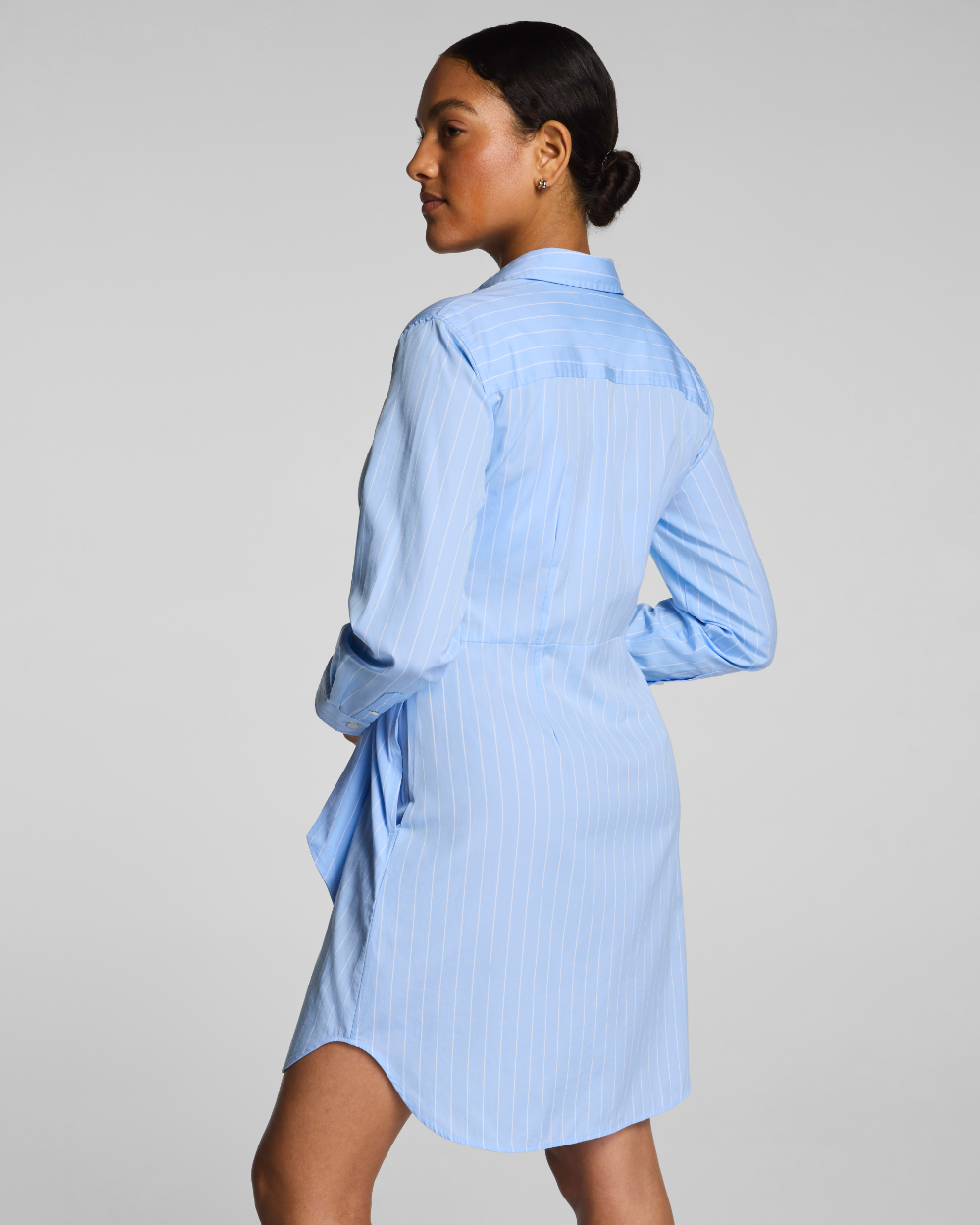 POPLIN MINI SHIRT DRESS