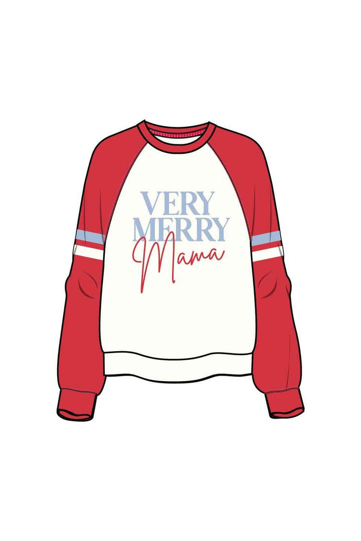 VERY MERRY MAMA L/S TOP