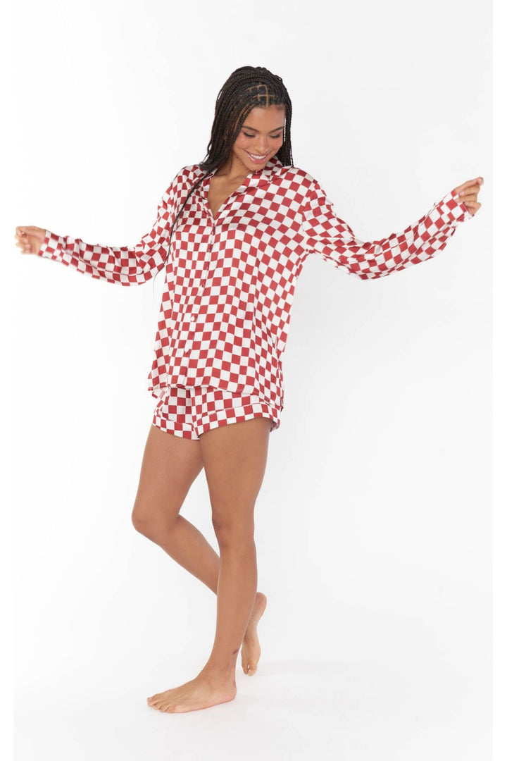 EARLY RISER PJ SET | RED