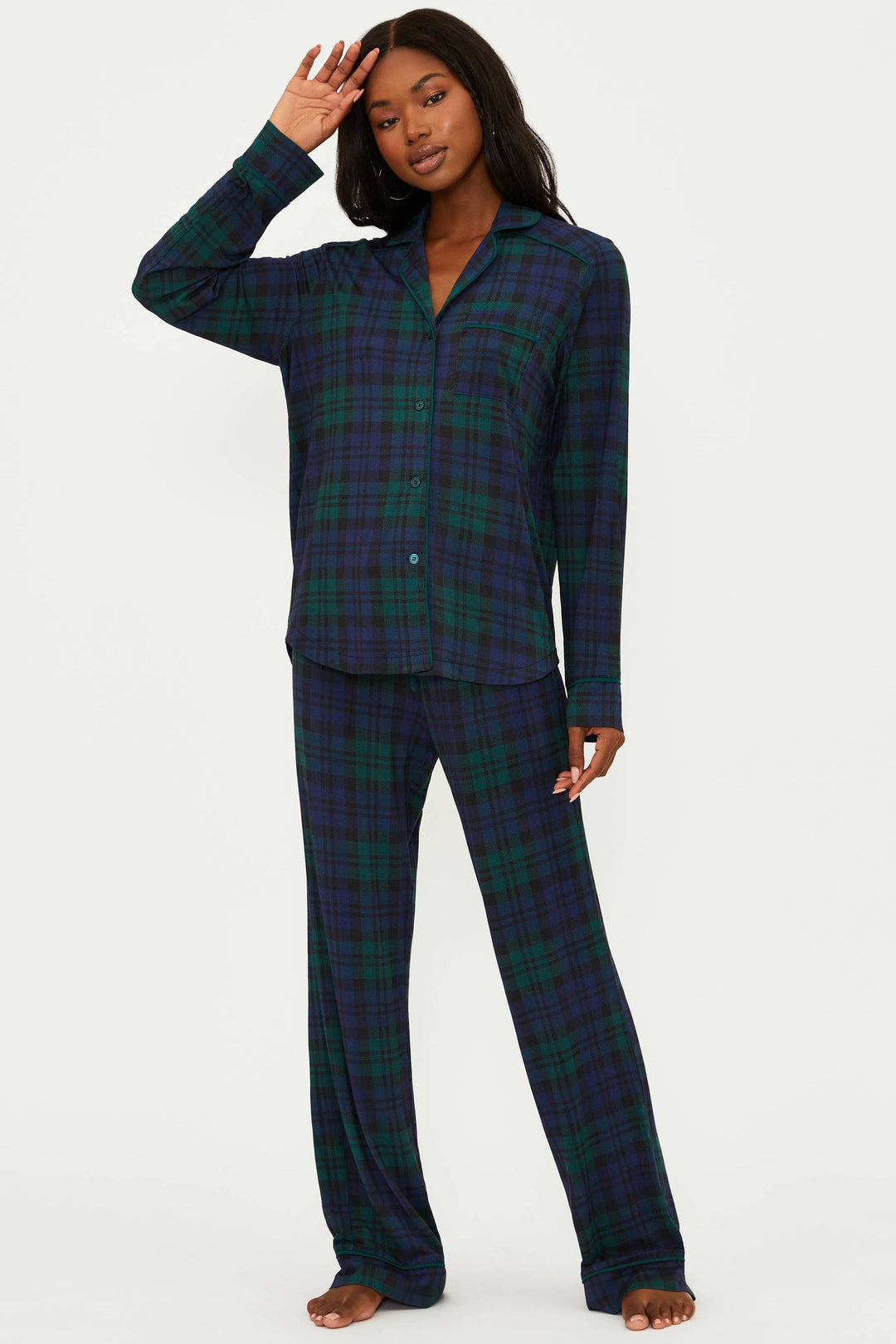 WINTERGREEN PLAID PJ SET