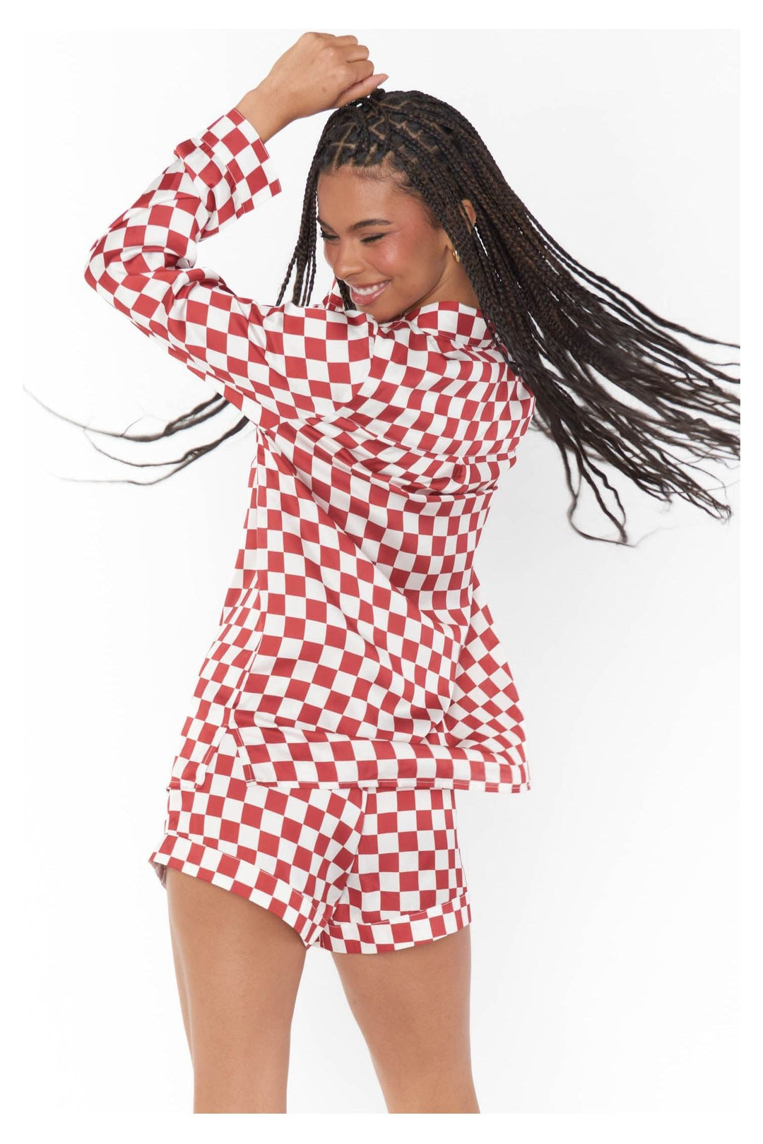 EARLY RISER PJ SET | RED