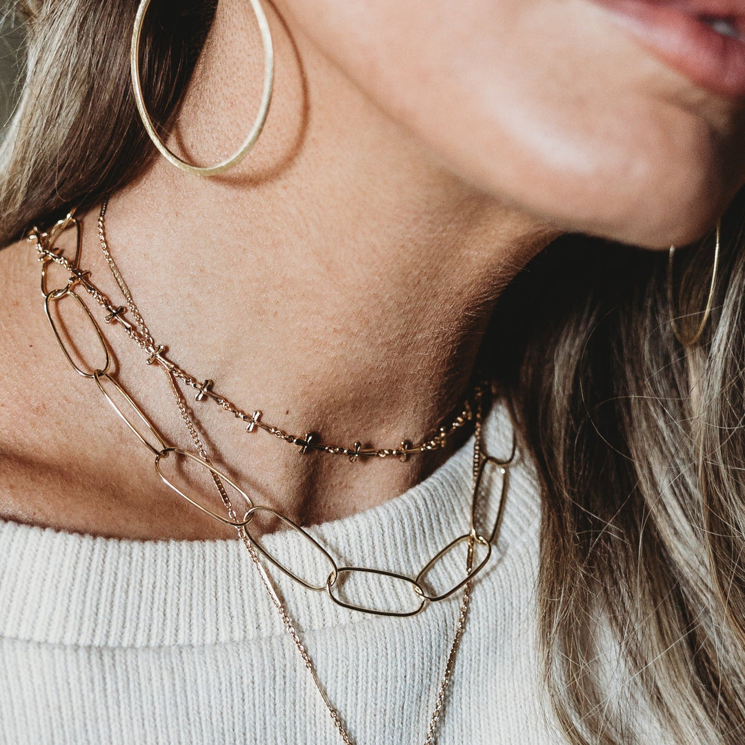 MCKAY CROSS NECKLACE