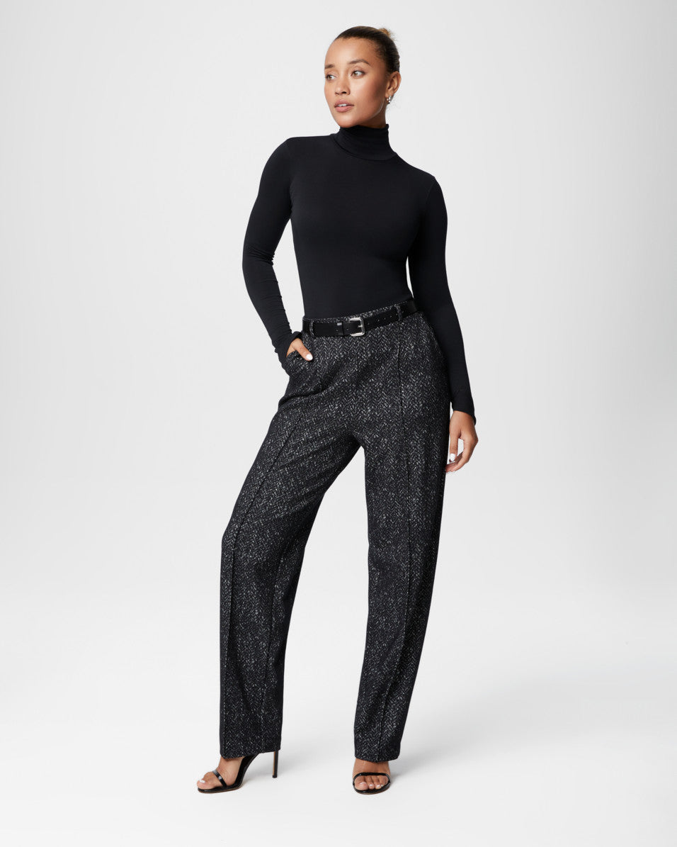 PONTE BARREL LEG PANT