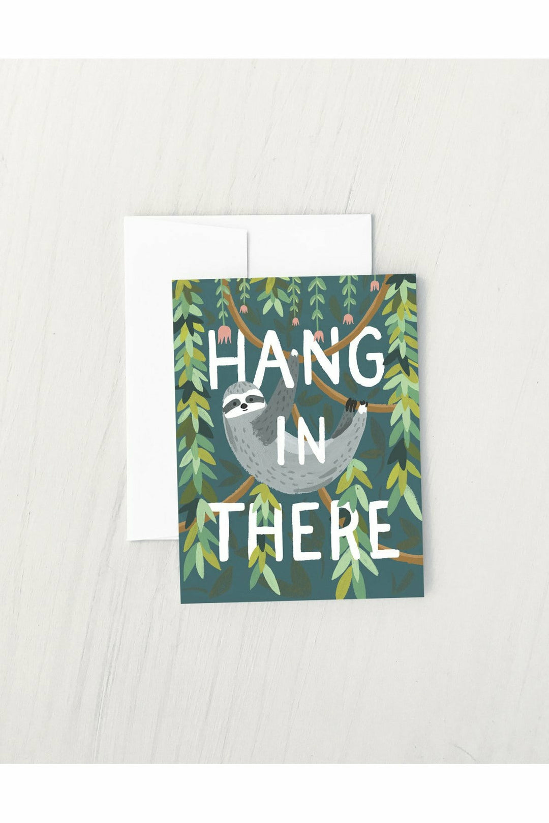 HANG IN THERE SLOTH CARD