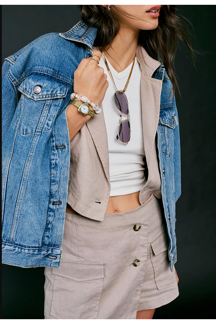 JOLENE TRUCKER DENIM JACKET
