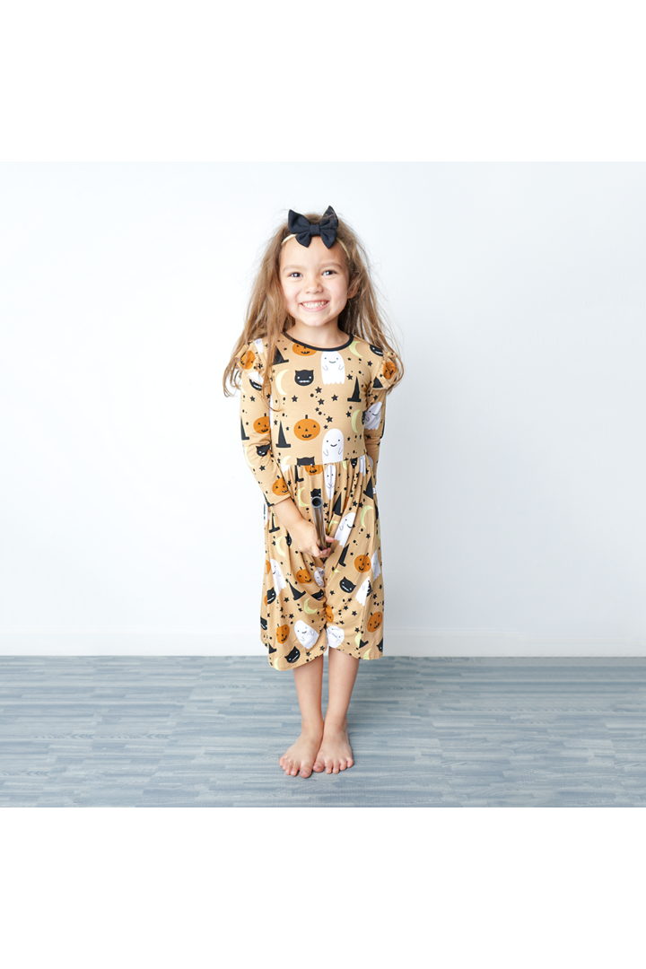 TRICK OR TREAT FLUTTER DRESS