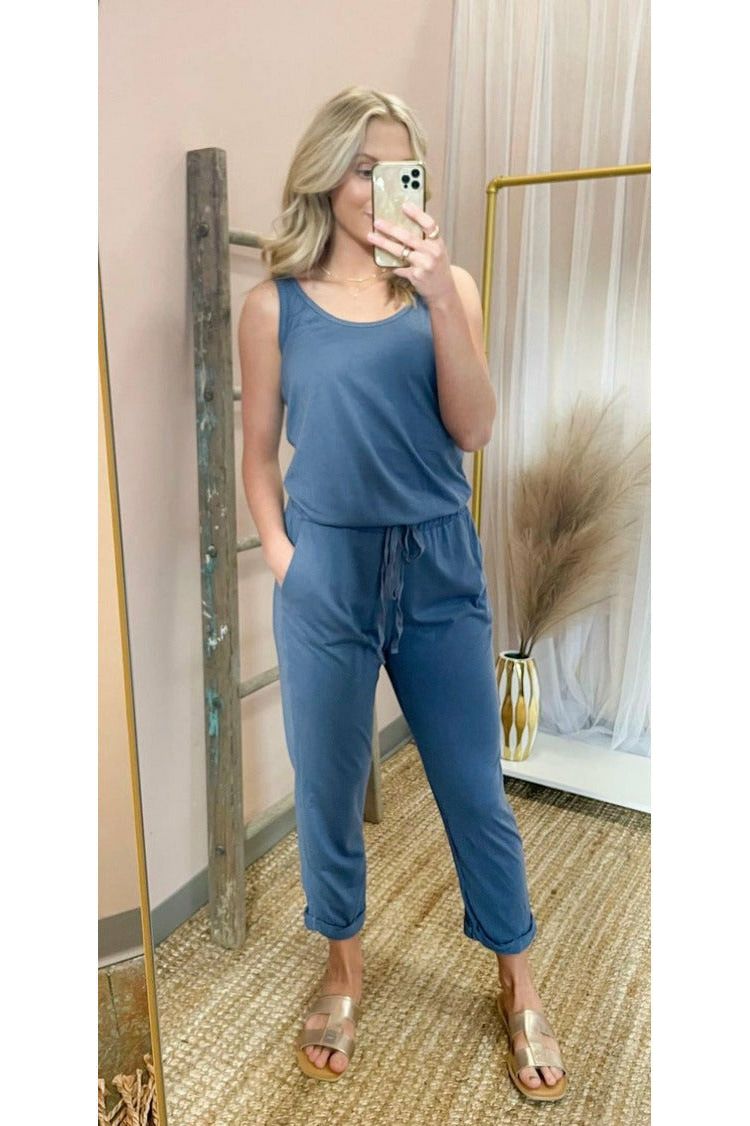 THEO JUMPSUIT- LAKE