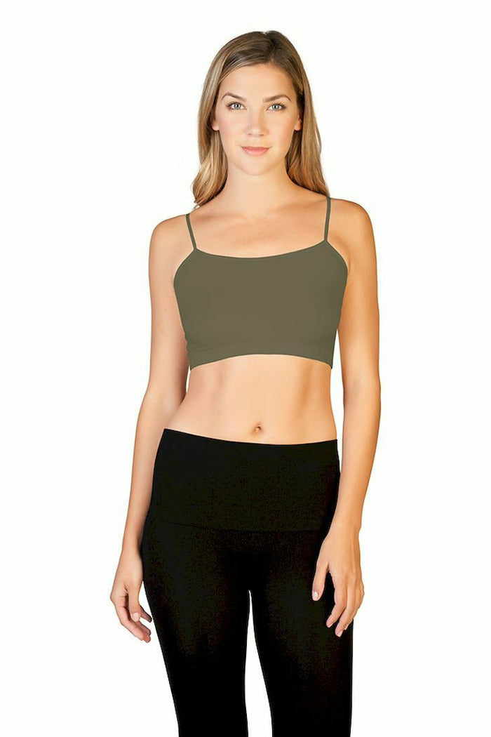 CROPPED SKINNY BRALETTE CAMI